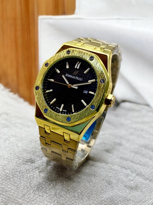 AP All Gold Black dial